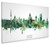 Leipzig Deutschland Skyline Cityscape Box Canvas
