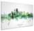 Portland Oregon Skyline Cityscape Box Canvas