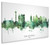 San Antonio Texas Skyline Cityscape Box Canvas