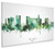 Tel Aviv Israel Skyline Cityscape Box Canvas