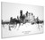 Pittsburgh Pennsylvania Skyline Cityscape Box Canvas