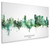 Birmingham Alabama Skyline Cityscape Box Canvas