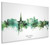 Solihull England Skyline Cityscape Box Canvas