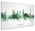 Shrewsbury England Skyline Cityscape Box Canvas