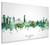 Belgrade Serbia Skyline Cityscape Box Canvas