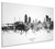 Cardiff Wales Skyline Cityscape Box Canvas