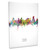 Tulsa Oklahoma Skyline Cityscape Box Canvas