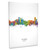 Athens Greece Skyline Cityscape Box Canvas