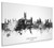 Canterbury England Skyline Cityscape Box Canvas
