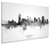 Memphis Tennessee Skyline Cityscape Box Canvas