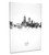 Lyon France Skyline Cityscape Box Canvas