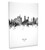Milan Italy Skyline Cityscape Box Canvas