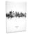 Milan Italy Skyline Cityscape Box Canvas