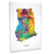 Ghana Map Box Canvas