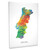 Portugal Map Box Canvas