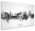 Budapest Hungary Skyline Cityscape Box Canvas