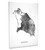 Barbuda Map Box Canvas Barbuda Map Box Canvas