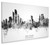 Abu Dhabi United Arab Emirates Skyline Cityscape Box Canvas