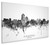 Albuquerque New Mexico Skyline Cityscape Box Canvas