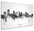 Phoenix Arizona Skyline Cityscape Box Canvas Phoenix Arizona Skyline Cityscape Box Canvas