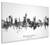 Braunschweig Deutschland Skyline Cityscape Box Canvas