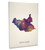 South Sudan Map Box Canvas