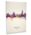 Barcelona Spain Skyline Cityscape Box Canvas