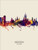 Aberdeen Scotland Skyline Cityscape Poster Art Print