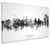 Hyderabad India Skyline Cityscape Box Canvas