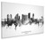 Ulaanbaatar Mongolia Skyline Cityscape Box Canvas