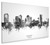 Hobart Australia Skyline Cityscape Box Canvas