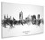 Roanoke Virginia Skyline Cityscape Box Canvas