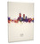 Lyon France Skyline Cityscape Box Canvas