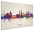 Belfast Northern Ireland Skyline Cityscape Box Canvas