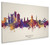 Brussels Belgium Skyline Cityscape Box Canvas