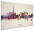 Dubai United Arab Emirates Skyline Cityscape Box Canvas