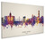 Hong Kong China Skyline Cityscape Box Canvas