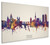 Prague Czech Republic Skyline Cityscape Box Canvas