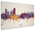 Leeds England Skyline Cityscape Box Canvas