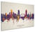 Sunderland England Skyline Cityscape Box Canvas