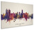 Stoke-on-Trent England Skyline Cityscape Box Canvas