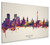 Moscow Russia Skyline Cityscape Box Canvas