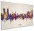 Beirut Lebanon Skyline Cityscape Box Canvas