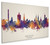 Bielefeld Deutschland Skyline Cityscape Box Canvas