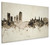 Leeds England Skyline Cityscape Box Canvas