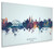 Newcastle England Skyline Cityscape Box Canvas