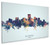 Richmond Virginia Skyline Cityscape Box Canvas