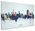 Lugano Switzerland Skyline Cityscape Box Canvas