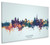 Lausanne Switzerland Skyline Cityscape Box Canvas