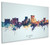 El Paso Texas Skyline Cityscape Box Canvas